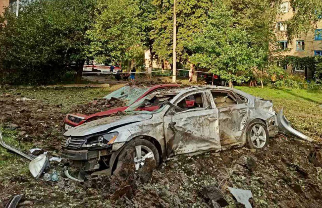 Ракета попала во двор жилмассива: начато расследование обстрела Харьковщины