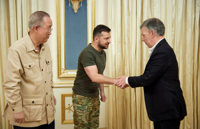 Президент зустрівся з представниками групи світових лідерів The Elders