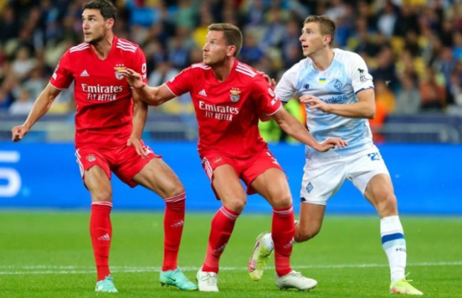 «Динамо» програло «Бенфіці» у плей-офф кваліфікації Ліги чемпіонів