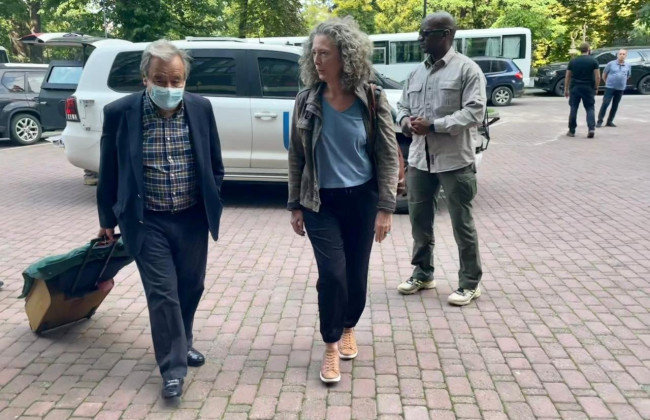 Генсек ООН Антониу Гутерриш прибыл во Львов, фото