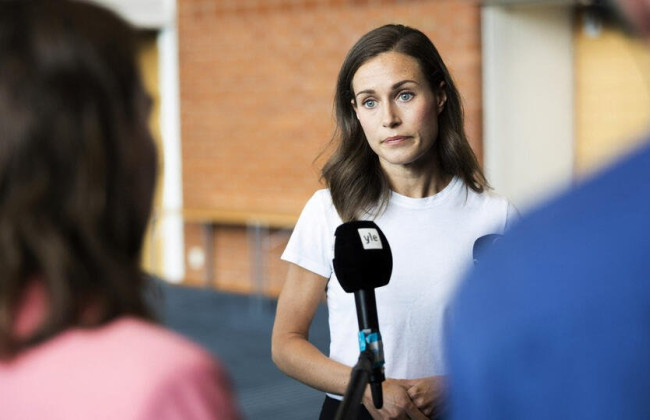 Прем’єр-міністр Фінляндії Санна Марін потрапила у скандал через відео з вечірки