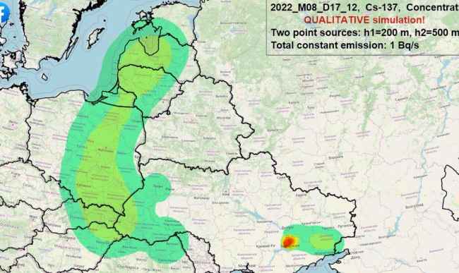 Ученые смоделировали распространение радиации в случае аварии на ЗАЭС
