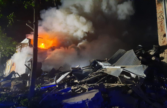 Зеленский отреагировал на обстрел Харькова: сообщил, что удар был «по гражданским»