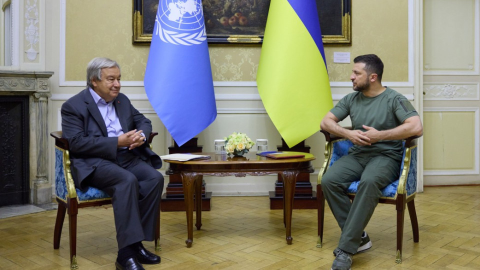 Зеленский призвал генсека ООН сделать все для возвращения украинских пленных