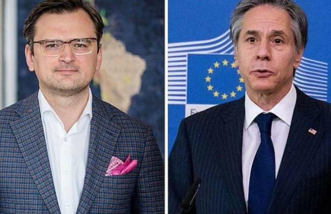 Кулеба і Блінкен обговорили постачання зброї в Україну
