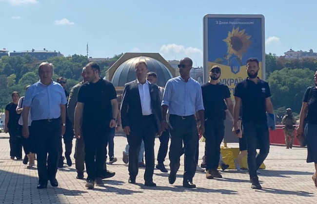 Генсек ООН Антониу Гутерреш приехал в Одессу