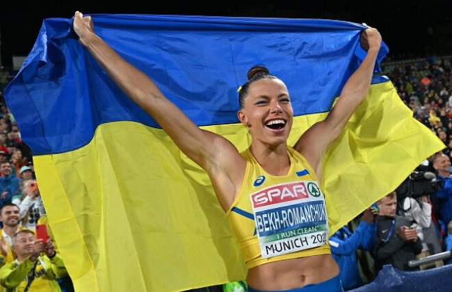 Украинка Бех-Романчук завоевала золото ЧЕ-2022 в тройном прыжке