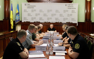 Андрій Костін провів нараду з прокурорами та правоохоронцями Одещини