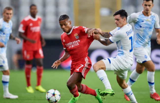 «Бенфика» – «Динамо»: где смотреть ответный матч плей-офф квалификации ЛЧ