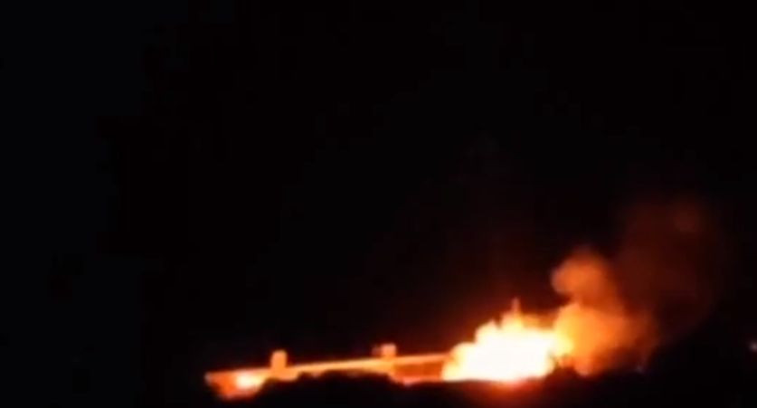 В оккупированном Токмаке уничтожили вражеский склад с боеприпасами, видео