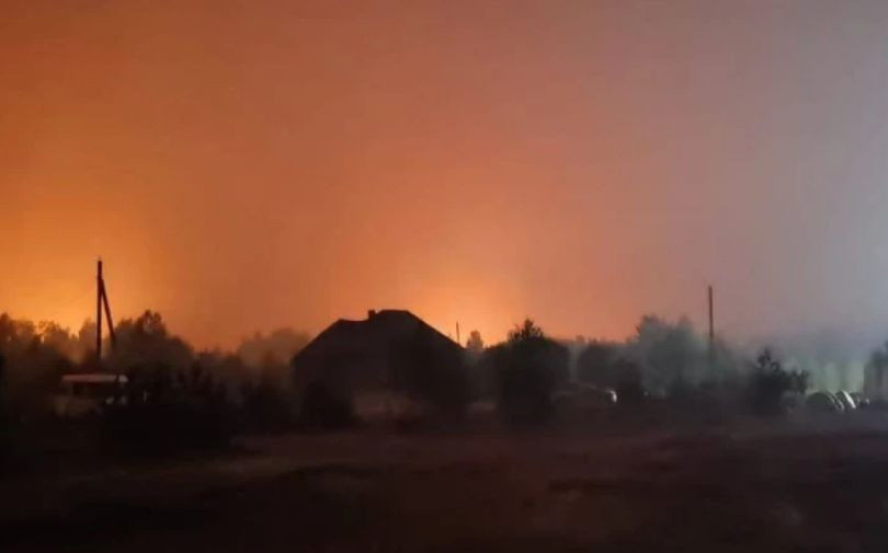 Пожары подбираются к Москве, фото