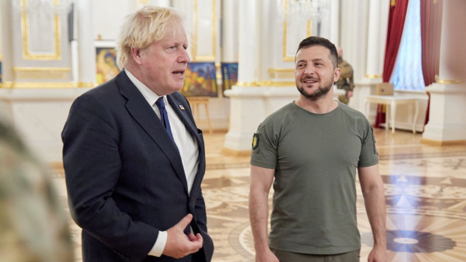 Борис Джонсон приїхав до України, фото та відео