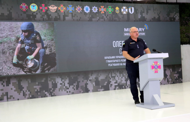 Потенциально опасную территорию, загрязненную минами и взрывоопасными предметами, удалось сократить вдвое – ГСЧС