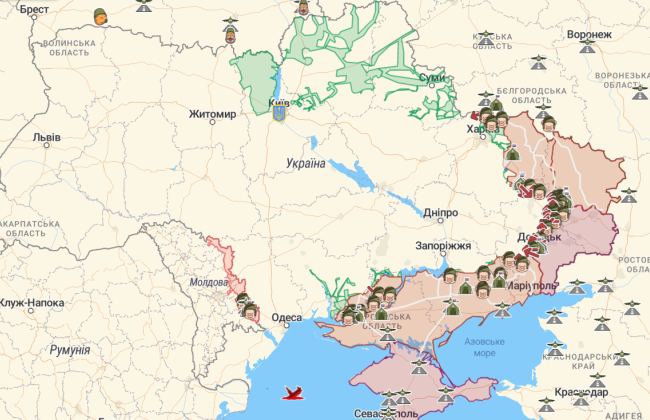 Карта бойових дій на 8 вересня: яка ситуація на фронті