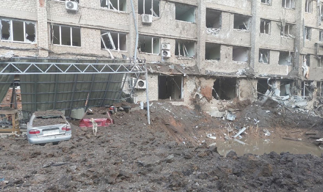 Оккупанты нанесли ракетный удар по гостинице в Краматорске: фото