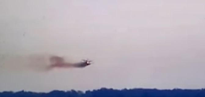 Українські військові збили ворожий гелікоптер, відео