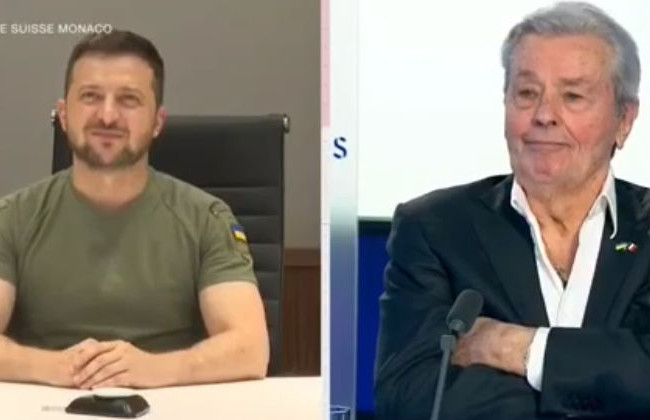 «Вы не заслуживаете того, что переживаете»: Ален Делон присоединился к интервью Зеленского французским СМИ