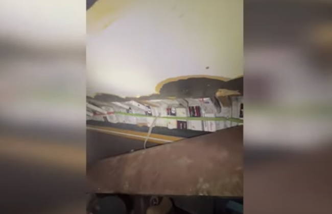 Виявили схованку з сигаретами, обладнану між дахом та стелею: на кордоні вилучили «Мерседес», відео