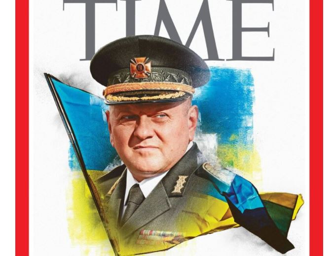 Валерий Залужный появился на обложке журнала Time