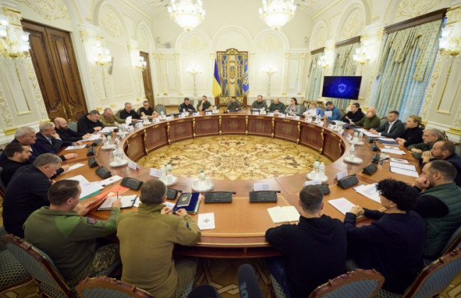 Зеленский провел заседание СНБО: обсудили вопрос об очередных попытках аннексии территории Украины
