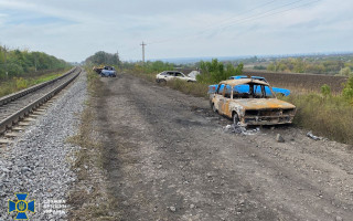 Розстріл колони цивільних під Куп'янськом: СБУ показала фото та відео наслідків