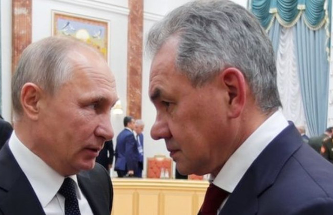 Путин готовится снять Шойгу, переложив на него вину за поражение на фронте, — ISW