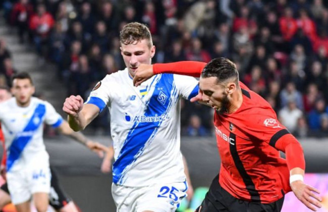 «Динамо» знову програло у Лізі Європи, цього разу — «Ренну»