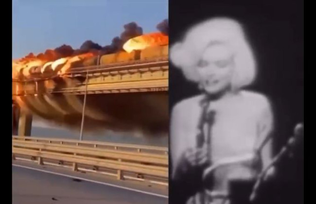 Happy birthday, mr president  — Данілов про пожежу на Кримському мосту, відео