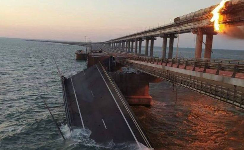 «Алло, Толя, я опоздаю, мост горит»: появилось новое видео с Крымского моста