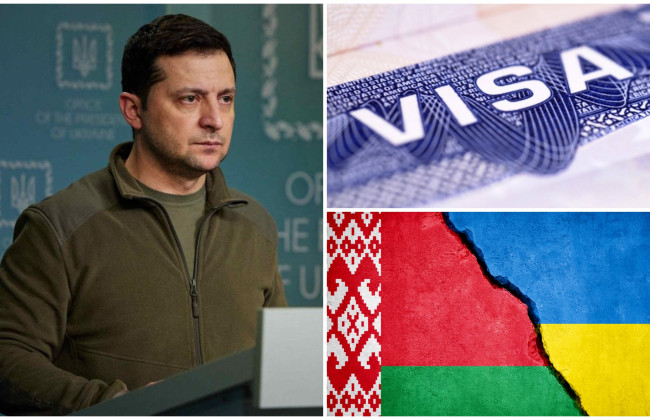 Зеленський відповів на петицію з проханням скасувати безвізовий режим із Білоруссю