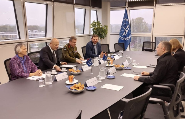 Відкриття Офісу прокурора МКС в Україні: Андрій Костін в Гаазі обговорив питання з Прокурором Міжнародного кримінального суду