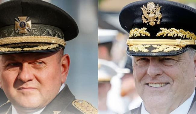 Залужний провів телефонну розмову з генералом США Міллі: відомі деталі