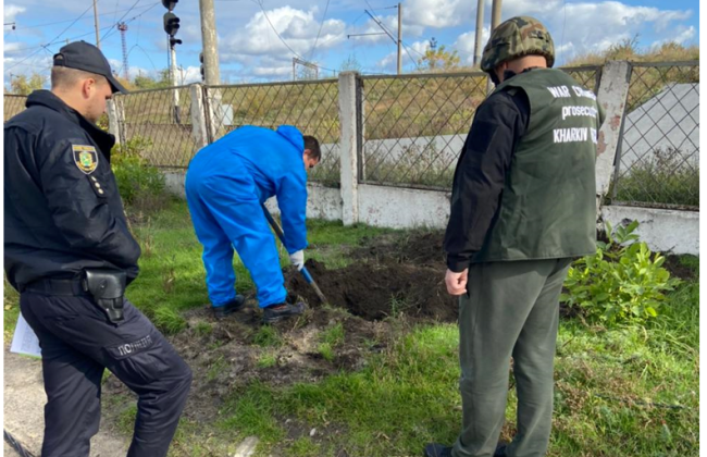На деоккупированной части Харьковщины обнаружены тела трех человек с признаками насильственной смерти