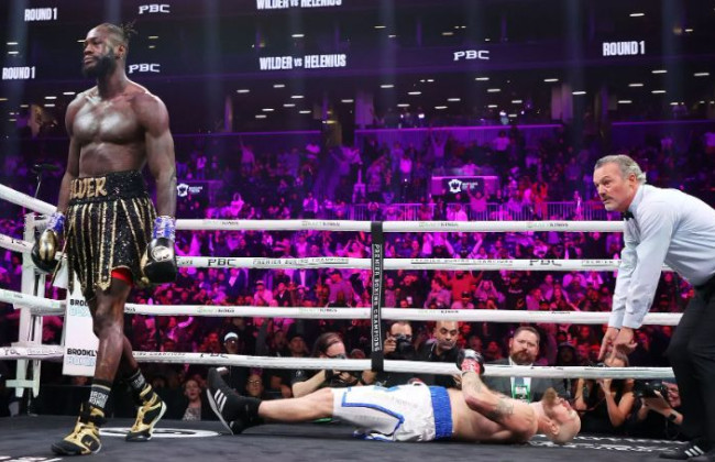 Уайлдер нокаутував Хеленіуса і викликав на бій Усика
