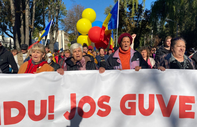 У Кишиневі проходить чергова акція протесту — деталі