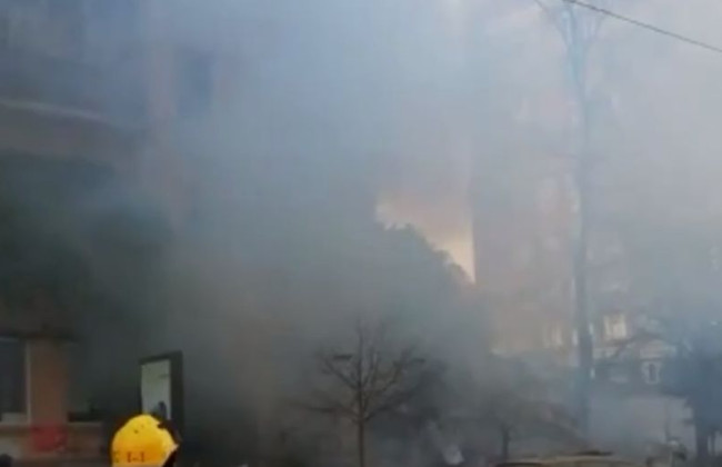 Удар дронов-камикадзе по многоэтажке в Киеве: Кличко сообщил о первом погибшем