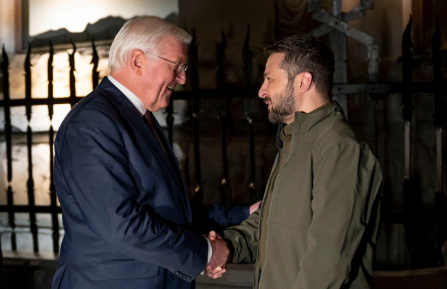 Зеленський зустрівся зі Штайнмаєром, фото