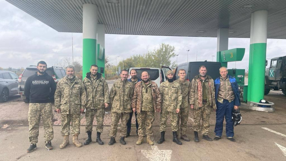 Украина вернула из плена 10 военнослужащих