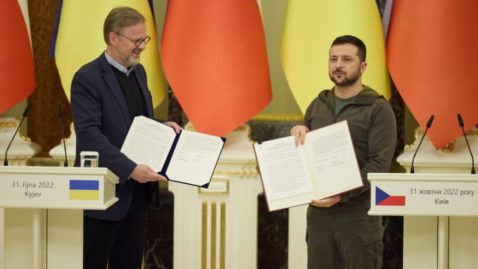 Зеленский и премьер Чехии подписали декларацию по евроатлантической перспективе Украины