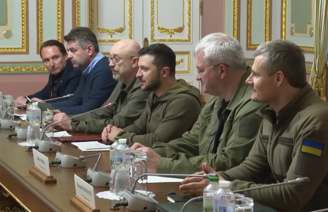 Зеленский встретился с сенаторами США и Президентом Греции