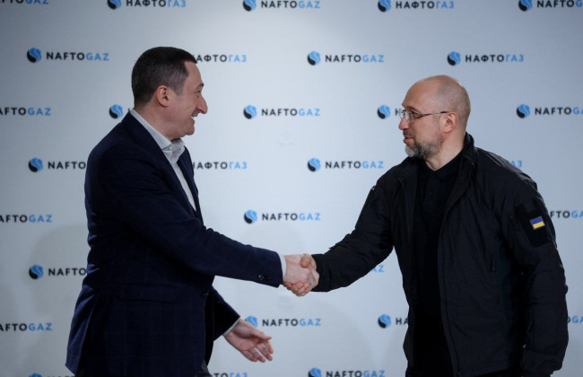 Денис Шмигаль представив нового керівника НАК «Нафтогаз України» Олексія Чернишова