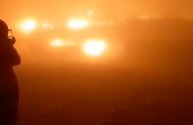 В Криму на горі Ай-Петрі спалахнула пожежа: відео