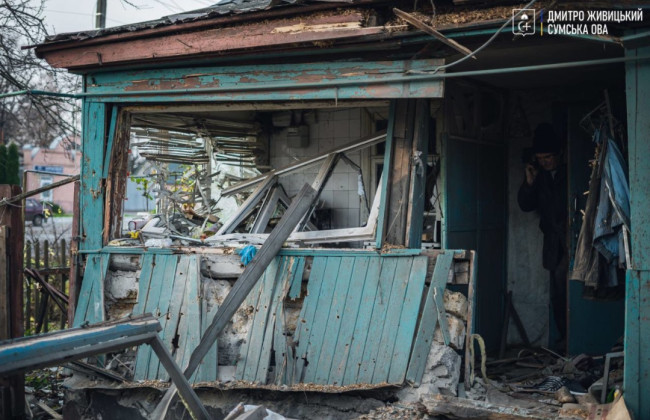 На Сумщине по Ворожбянской громаде за день прилетело 72 снаряда: есть жертва, фото