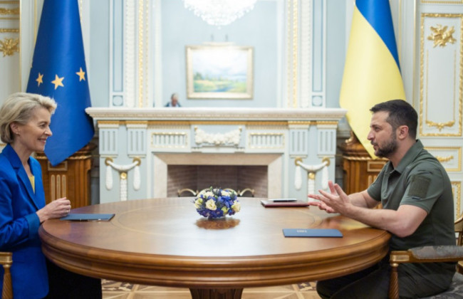 Зеленский провел переговоры с главой Еврокомиссии: обсудили экономическую помощь нашей стране