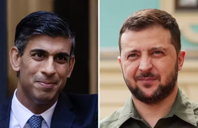 Зеленский сообщил, что согласовал с Риши Сунаком позиции «накануне важных международных мероприятий»
