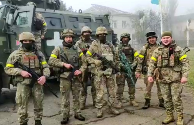 Украинские военные освободили Снигиревку, видео
