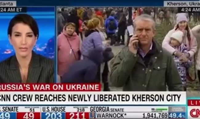 Журналистов CNN и SkyNews лишили аккредитации за репортажи из Херсона, — СМИ