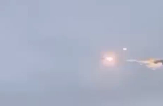 У поліції Київщини опублікували відео збиття ворожої ракети