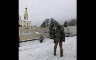 Окрім Києво-Печерської Лаврі СБУ прийшла з обшуками до Сарненсько-Поліської єпархії УПЦ МП, фото