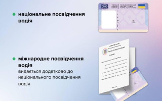 Українцям пояснили, чим національне посвідчення водія відрізняється від міжнародного